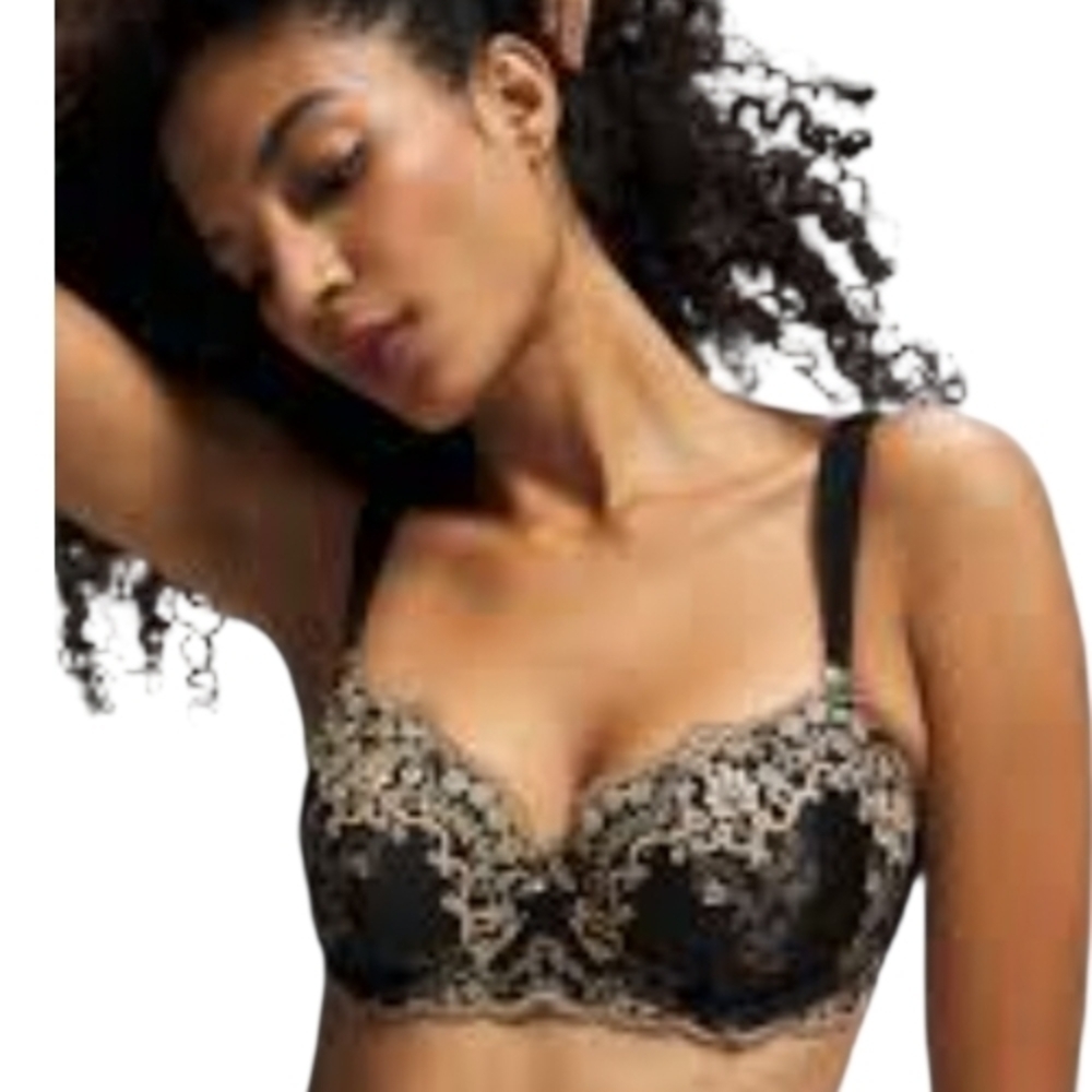 Soma Venice Lace Embroidered Balconette Bra Size 38D